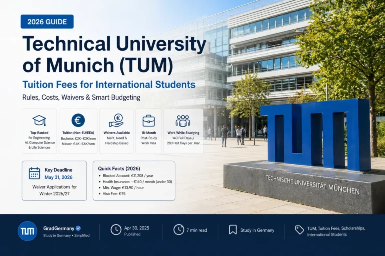 Studying STEM at TUM Germany: Tuition-Free Options, English Programs & Admission Guide